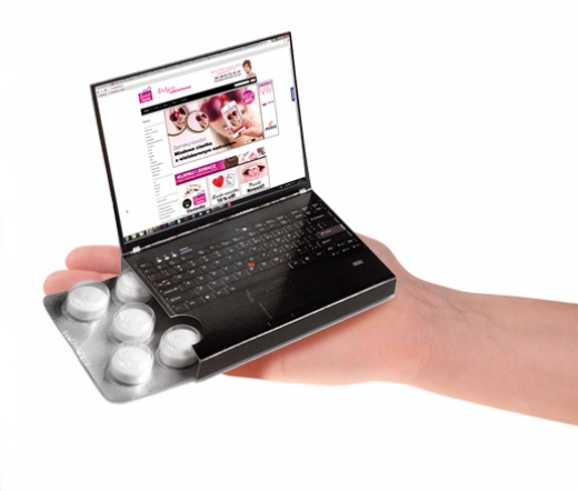 Mini laptop z miętówkami 2
